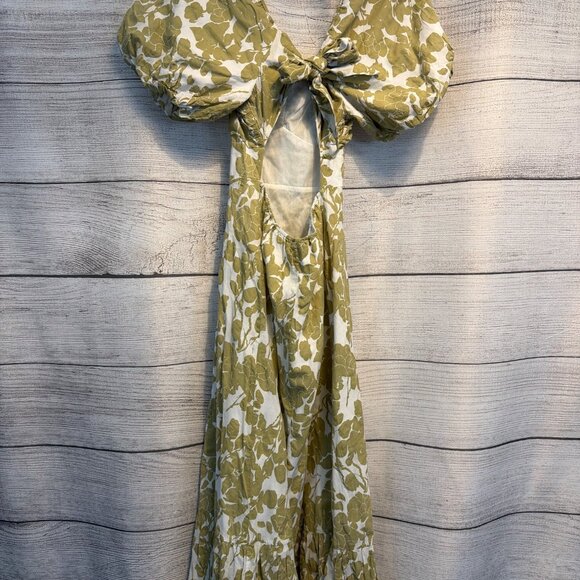 English Factory Floral Puff Sleeve Maxi Dress Size XS - Picture 2 of 3